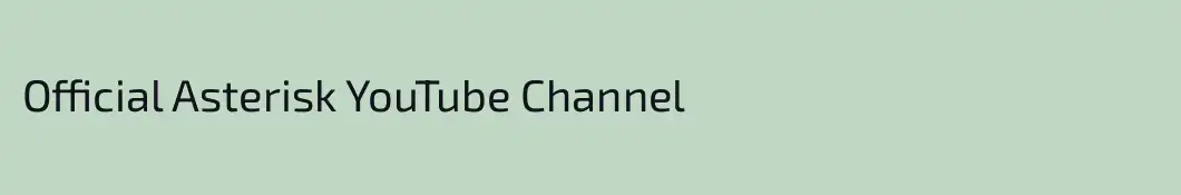 Official Asterisk YouTube Channel